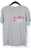 Camiseta O Amor é um dos Meios "Minimalista"