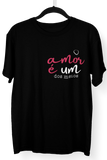 Camiseta O Amor é um dos Meios "Minimalista"