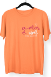 Camiseta O Amor é um dos Meios "Minimalista"
