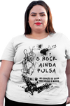 Camiseta O Rock Ainda Pulsa no Coração