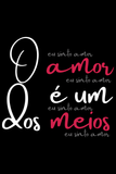 Camiseta Eu sinto Amor