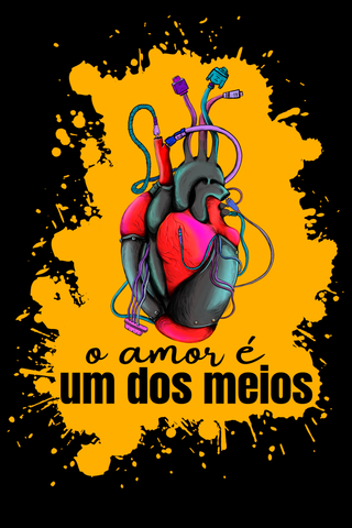 Camiseta O Amor é um dos Meios