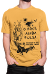 Camiseta O Rock Ainda Pulsa no Coração