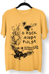 Camiseta O Rock Ainda Pulsa no Coração