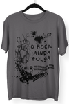 Camiseta O Rock Ainda Pulsa no Coração