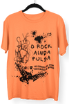 Camiseta O Rock Ainda Pulsa no Coração