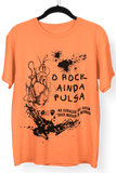 Camiseta O Rock Ainda Pulsa no Coração