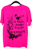 Camiseta O Rock Ainda Pulsa no Coração