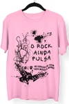 Camiseta O Rock Ainda Pulsa no Coração