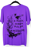 Camiseta O Rock Ainda Pulsa no Coração