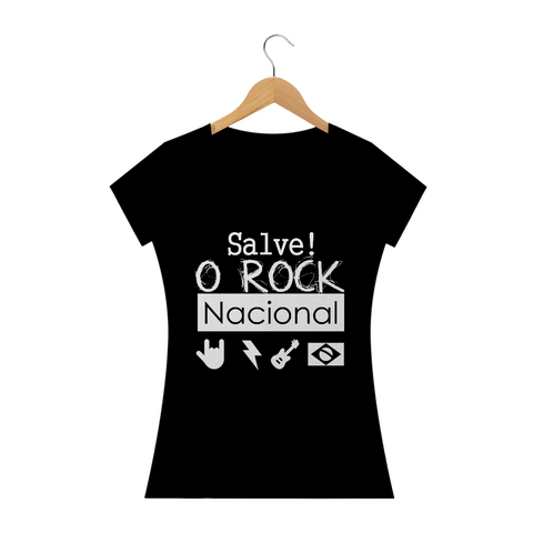 Salve o Rock Nacional - Baby look